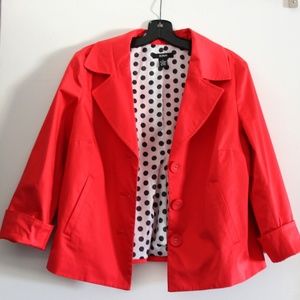 Alfani short red jacket